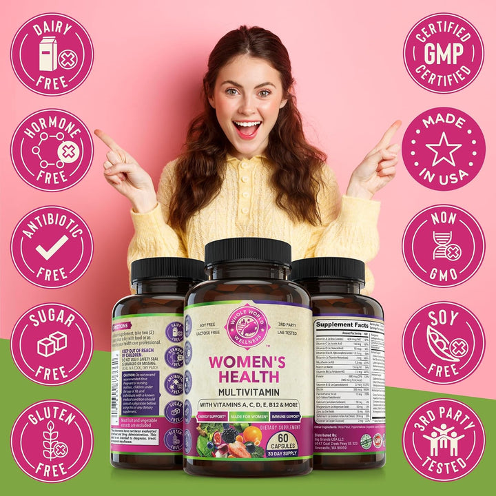 WHOLE WORLD WELLNESS Suplemento multimineral multivitamínico diario...