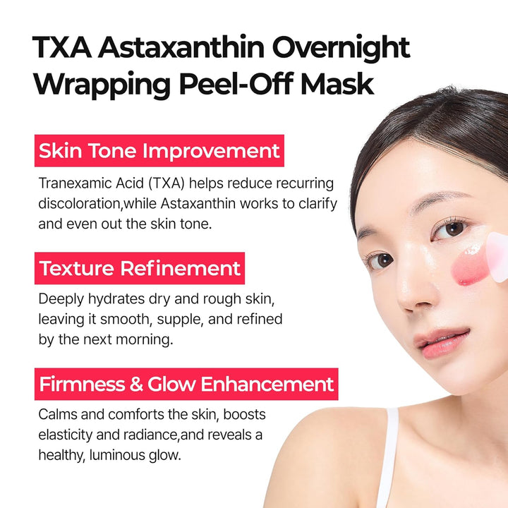 Dr.Melaxin TX Astaxantina Overnight Wrapping Peel Off Mask \u2013 M...