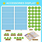 SpringFlower - Kit de construcción de fortalezas para niños, juguetes de construcción STEM, regalo educativo para niños de 3 a 12 años, juego creativo para interiores y exteriores, 140 piezas, verde