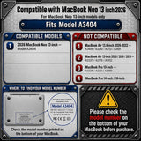 Batianda Funda con nombre personalizado para MacBook Neo de 13 pulg...