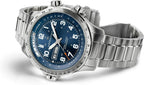 Hamilton Reloj automático de aviación caqui para hombre, caja de acero