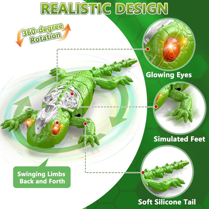 Youngyes Wall Crawler Gecko robot recargable de control