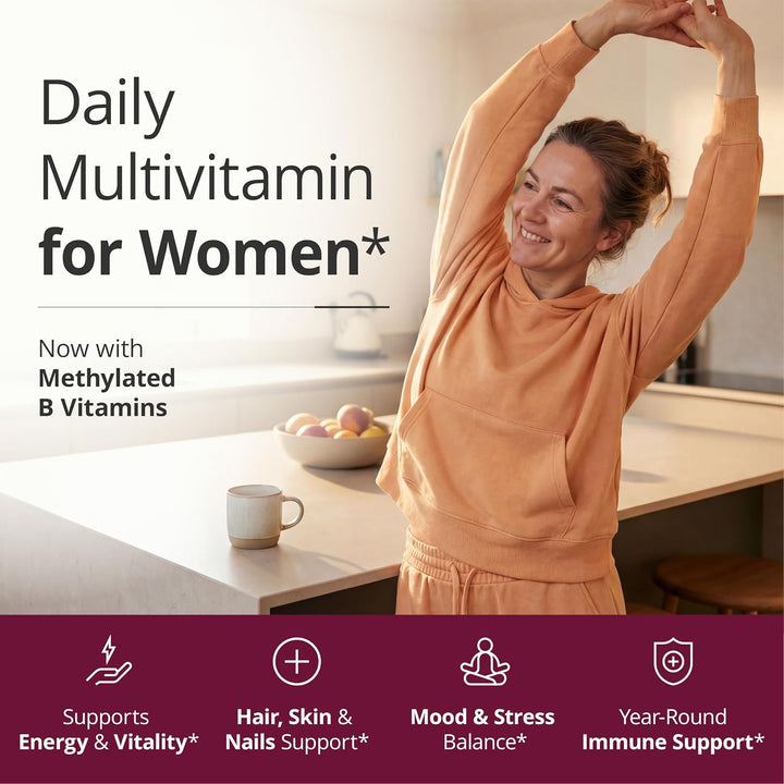 Suplemento multivitamínico para mujer: vitaminas y minerales diario...