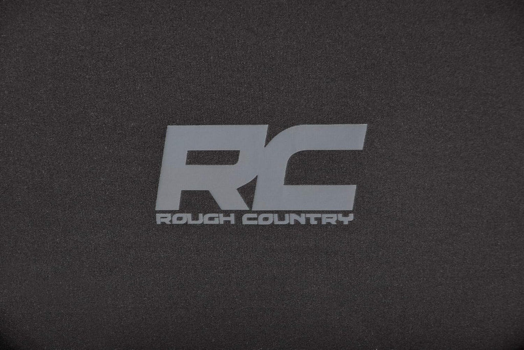 Rough Country - Fundas de asiento delantero de neopreno para Toyota Tacoma (2016-2023) - Impermeables y resistentes a los rayos UV, acolchadas con espuma, juego de fundas de asiento delantero