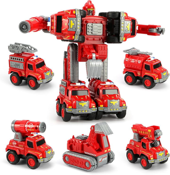Juguetes para niños de 3, 4, 5, 6 años\u2013 Juego de 5 vehículos d...