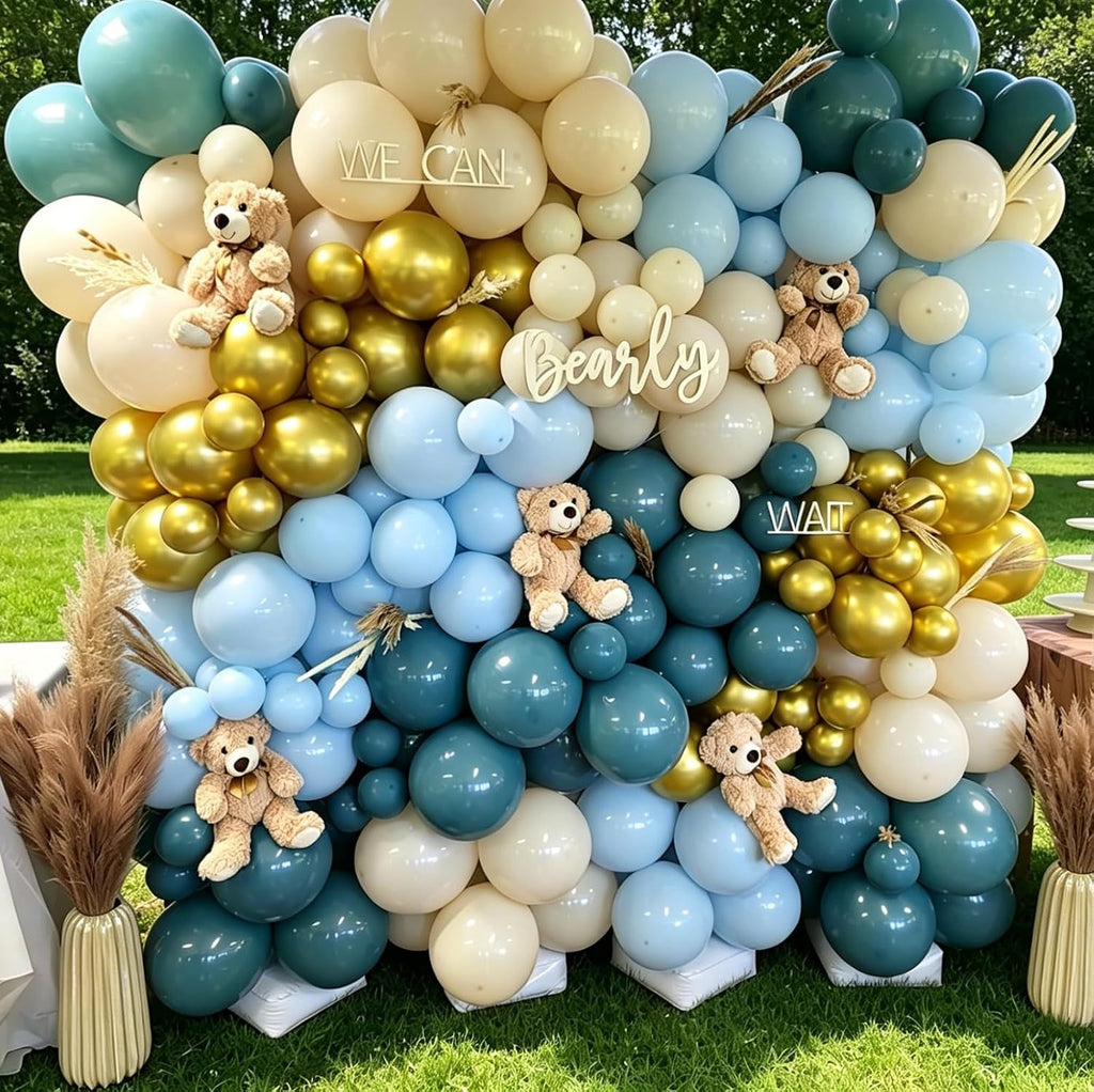MorisMos Paquete de 6 osos de peluche a granel, osos de peluche pequeños de 14 pulgadas, bonitos osos de peluche para centro de mesa, baby shower, San Valentín, boda, cumpleaños, color marrón claro