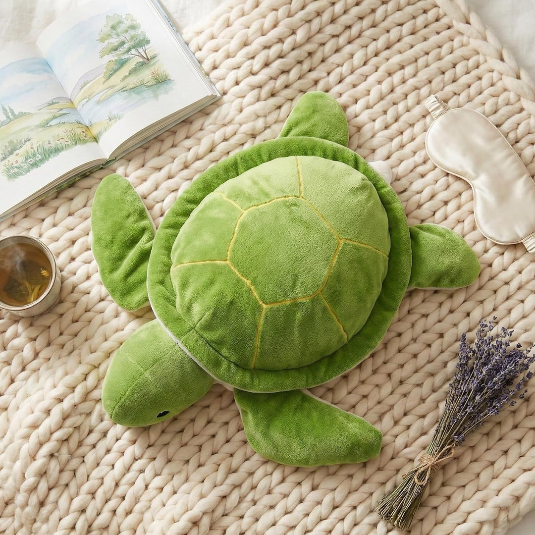 WEIGEDU Animal de Peluche Grande de Tortuga Marina con Peso, Juguet...