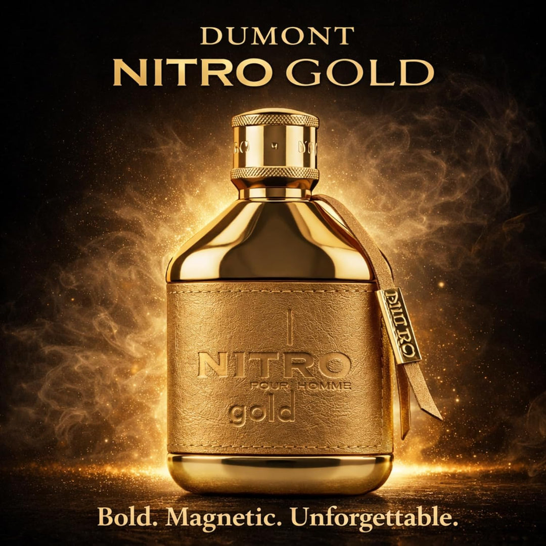 Dumont Nitro Gold Extrait De Parfum 3.4 onzas | Perfume unisex de l...