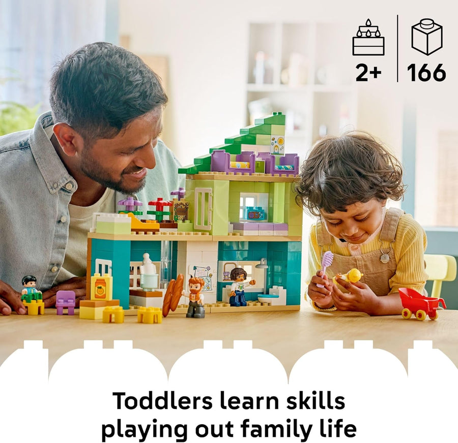 LEGO DUPLO Town 10470 - Casa familiar moderna 3 en 1 con