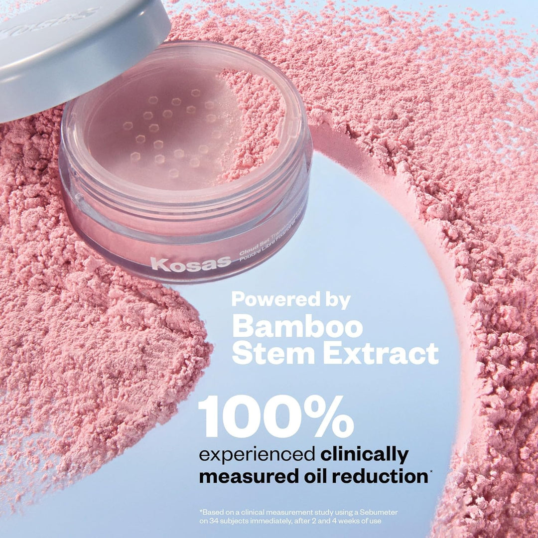 Kosas Cloud Set Polvo Suelto \u2013 Fijador Translúcido + Polvo Fac...