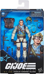 G.I. Joe Serie clasificada #115, Franklin Airborne Talltree, figura de acción coleccionable de 6 pulgadas con 10 accesorios