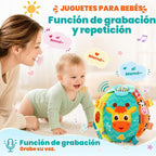 Juguetes para bebés de 6 a 12 meses, juguete sensorial con sonidos y