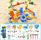 Juego de tren eléctrico de 185 piezas con elevador automático, juego de tren magnético 3D que desafía la gravedad para niños, juguetes de tren de construcción, juguete de pista de tren STEM