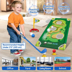 Liberry Juego de Palos de Golf para Niños Pequeños, Juguete para Niños y Niñas de 1 2 3 4 Años, Azul