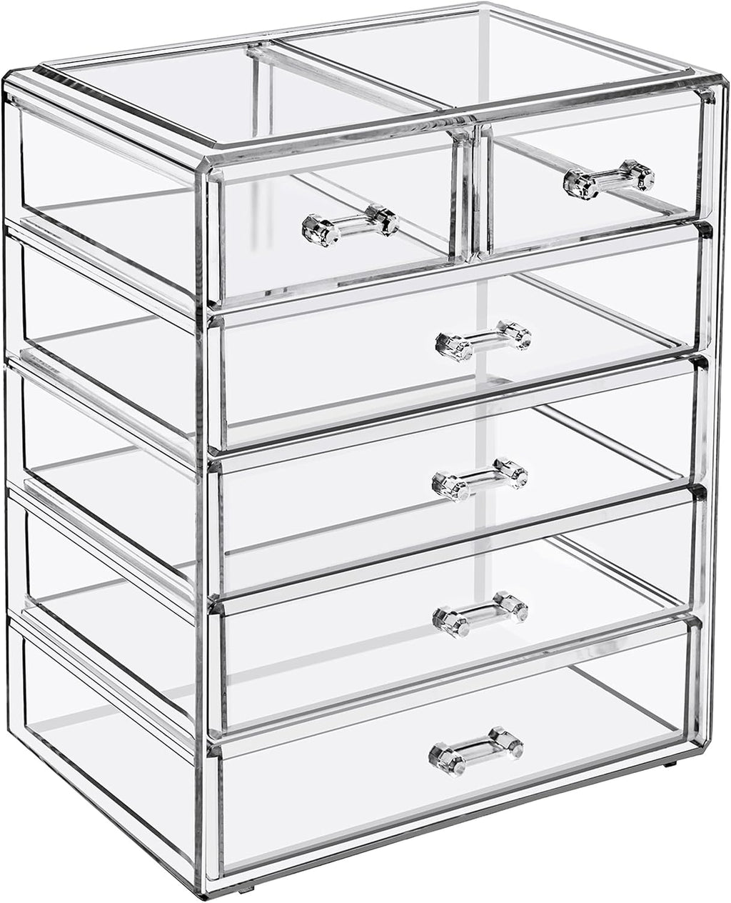 Sorbus Organizador de maquillaje de 6 cajones con cajones pequeños y anchos