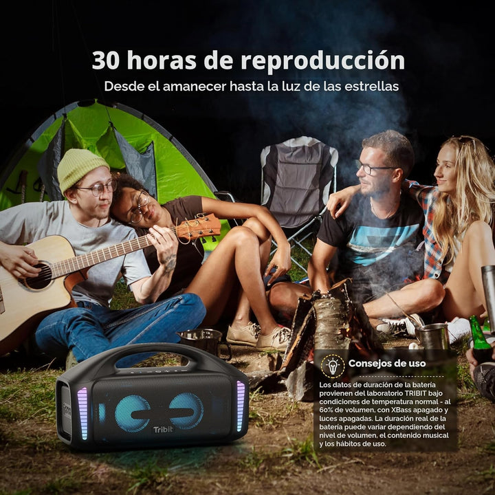 Tribit StormBox Blast - Altavoz Bluetooth portátil, (140W pico) 90W...