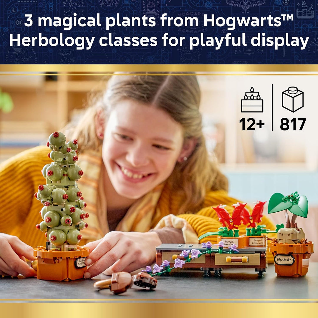 LEGO Harry Potter Plantas herbológicas de Hogwarts 76474 | Juguete...