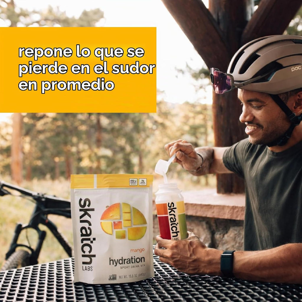 Skratch Labs Mezcla de bebidas deportivas de hidratación, mango, 20