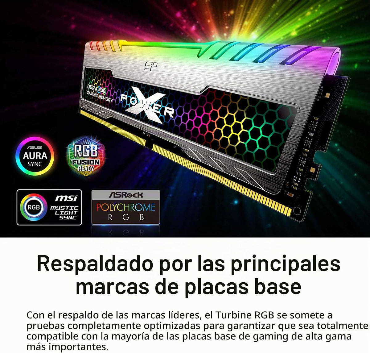 SP Silicon Power 16 GB (8 GBx2) XPOWER RGB Turbine Gaming DDR4 3200...