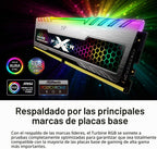 Silicon Power 32GB Xpower Turbine RGB DDR4 3200MHz PC4-25600 CL16 Kit de canal, 32 GB, RGB XPOWER
