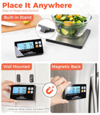 Báscula de cocina inalámbrica, báscula de alimentos de 22 lb/10 kg