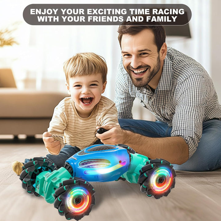 HOSHIPLAY Gesture - Coche a control remoto, 1:18 4WD transformado t...