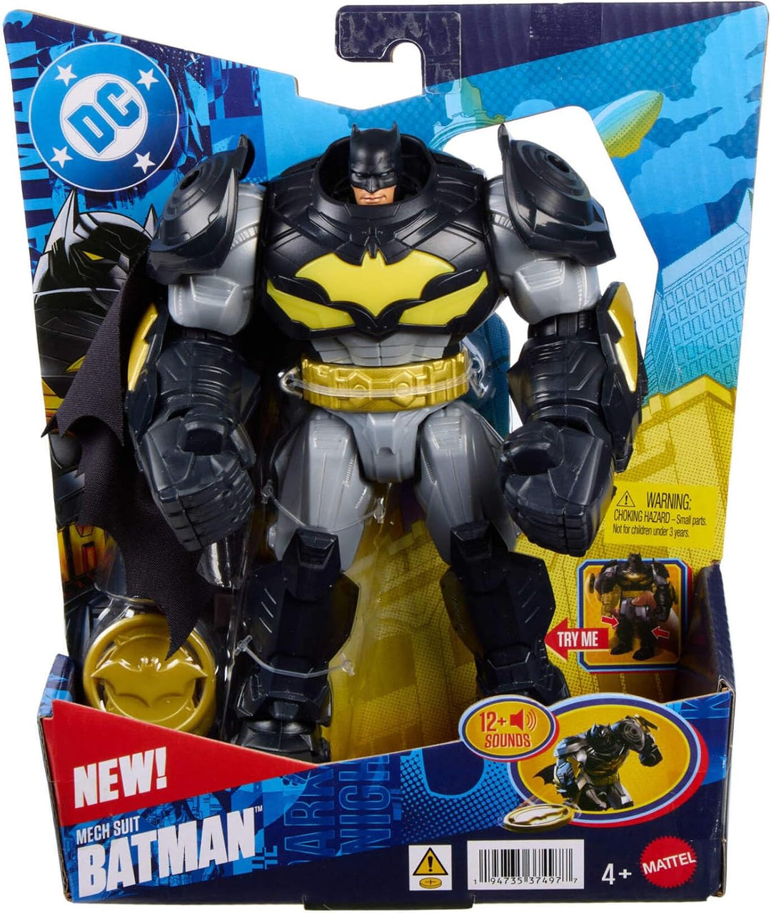 Mattel DC Premier - Figura de acción de Batman blindada de gran tam...