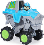 Paw Patrol, Dino Rescue Rex - Vehículo transformador con figura de dinosaurio misterioso