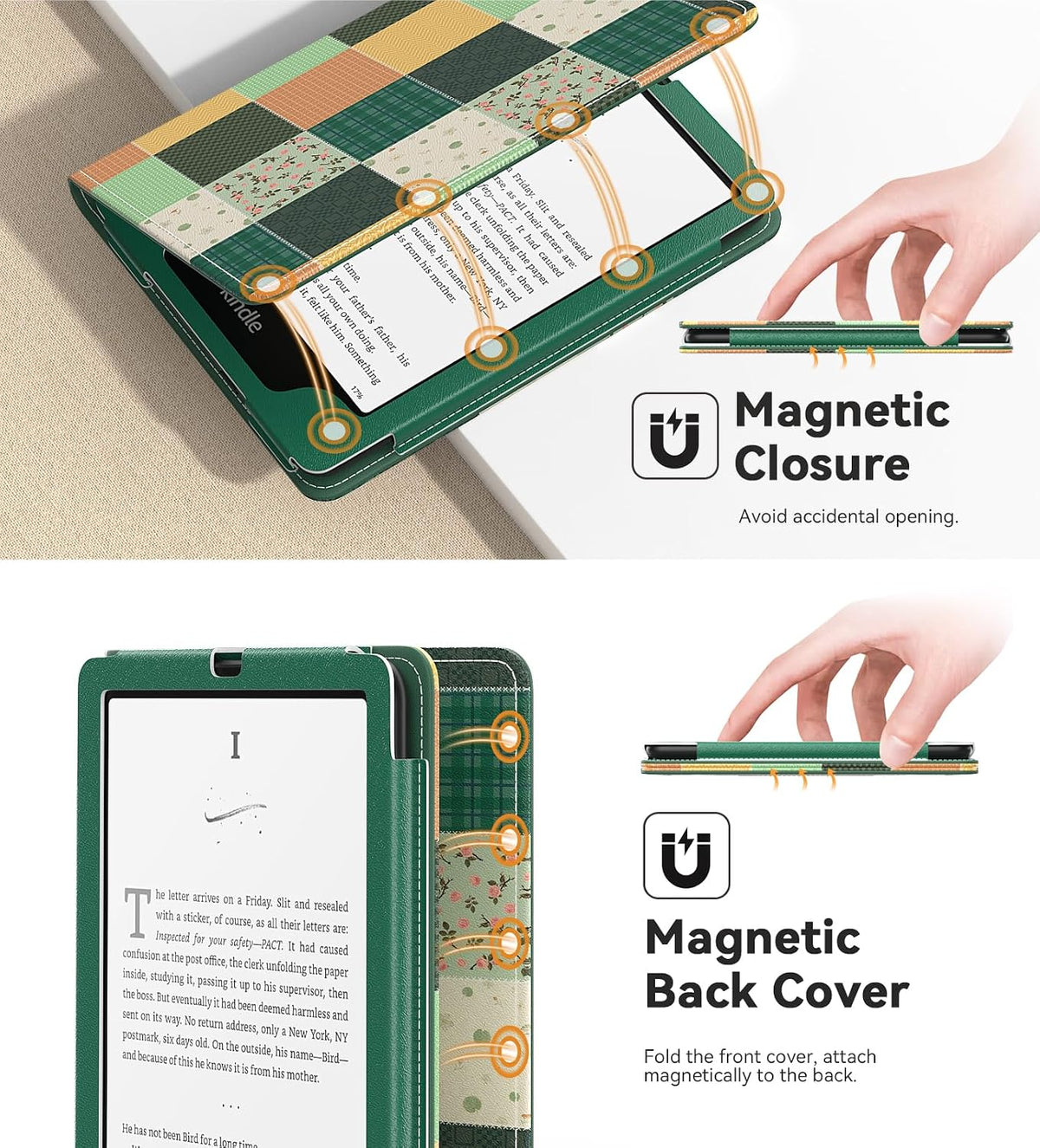 MoKo Funda para lector de libros electrónicos de 7"/6.8" (12ª/11ª
