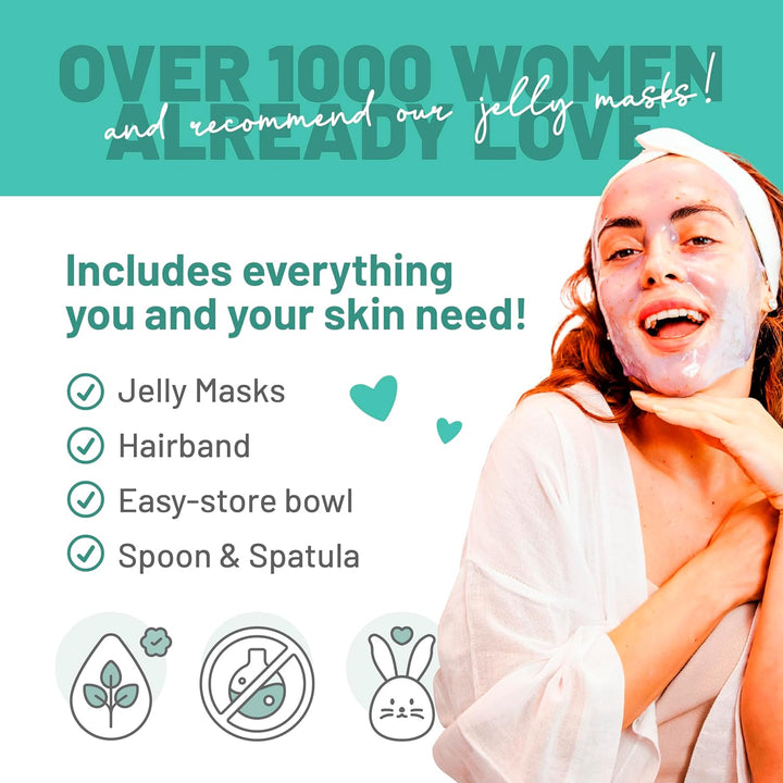 BRÜUN Juego de 10 mascarillas de gelatina despegables NEO, 10 trata...