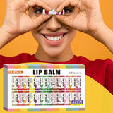AZEN Paquete de 24 bálsamos labiales, bálsamo labial natural a gran...