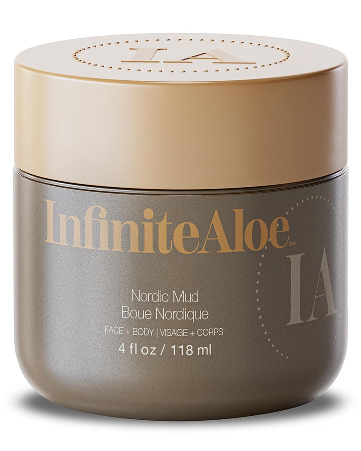 InfiniteAloe Máscara facial de barro nórdico, tratamiento para el c...