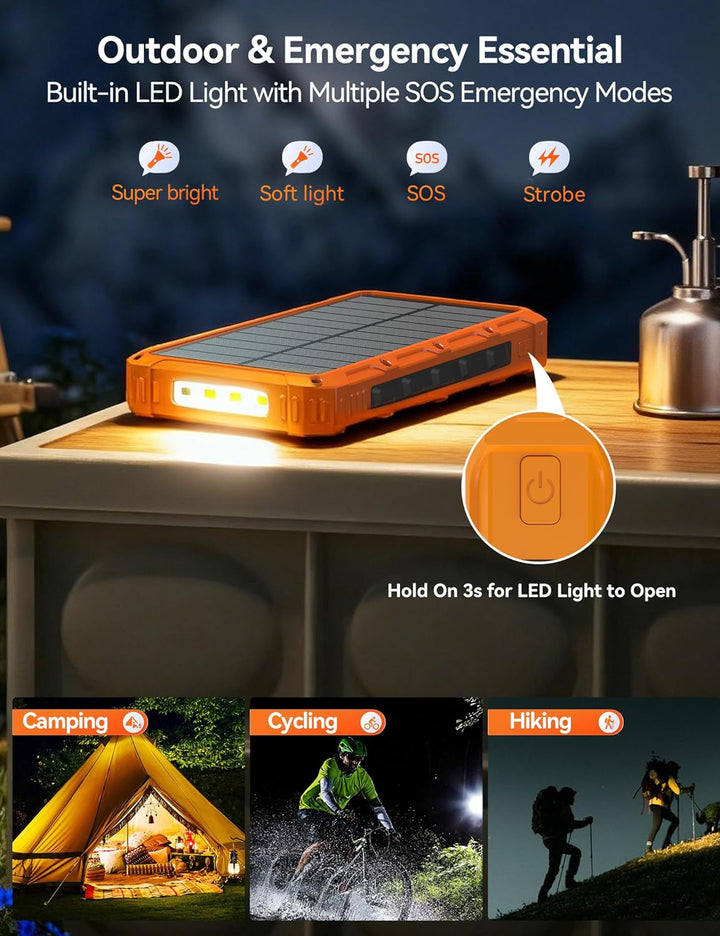 Cargador solar-banco de energía \u2013 Cargador de batería solar de...