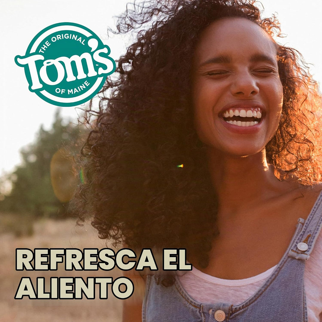 Tom's of Maine Pasta de dientes antiplaca y blanqueadora, sin f...