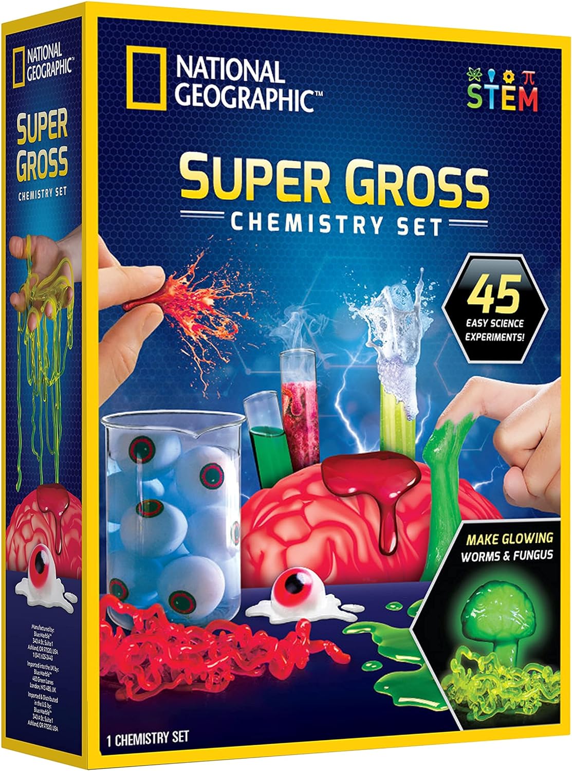 National Geographic Gross Science Kit con 45 Experiments para Kids 8-12
