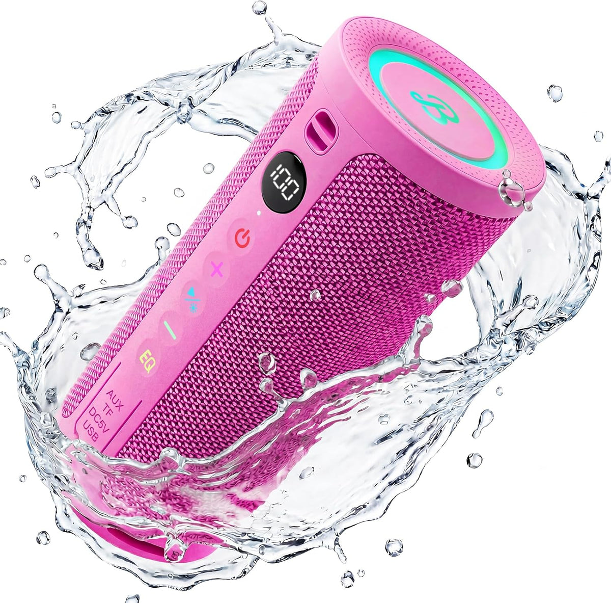 BassBloom Roar 3 Altavoz Bluetooth portátil, sonido potente de 20 W...