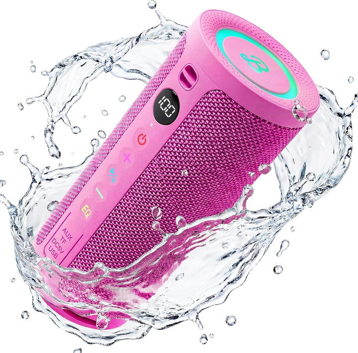 BassBloom Roar 3 Altavoz Bluetooth portátil, sonido potente de 20 W...
