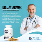 Wound Care Plus - Multivitamínico para hombre, mezcla integral