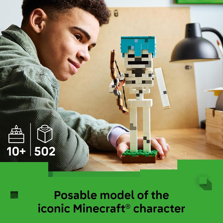 LEGO Minecraft El Esqueleto 21594 | Juguetes de construcción para n...