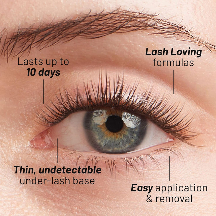 Lilac St - Originales racimos de pestañas falsas naturales (12 mm)...