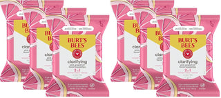 Burt's Bees Toallitas faciales de pomelo rosa, para todo tipo d...