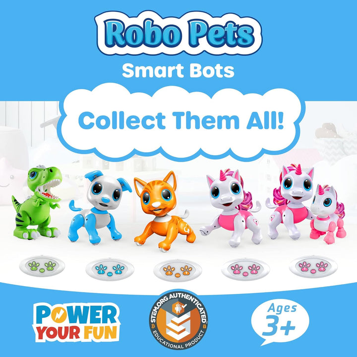 Power Your Fun, Robo Pets - Juguete de gato para niñas y niños, rob...