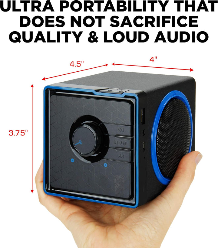 GOgroove SonaVERSE BX - Altavoz portátil con cable y reproductor de...