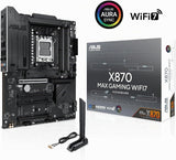 Placa base ASUS X870 MAX Gaming WIFI7 AMD AM5 ATX, 12+2+1 80A DrMOS...