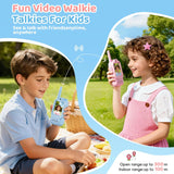 Walkie Talkies de video para niños paquete de 2 walkie