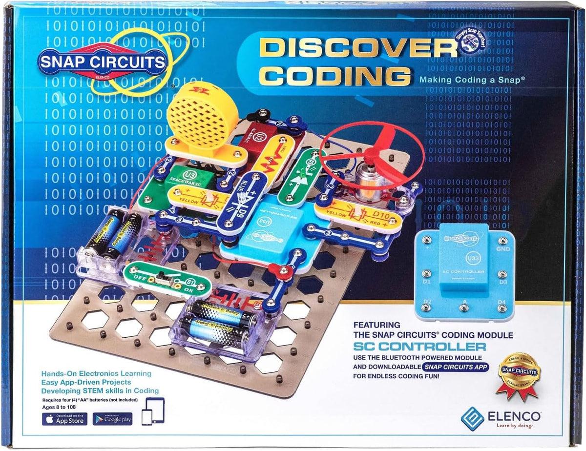 SNAP CIRCUITS - Juguete de codificación STEM para niños a partir de 8 años