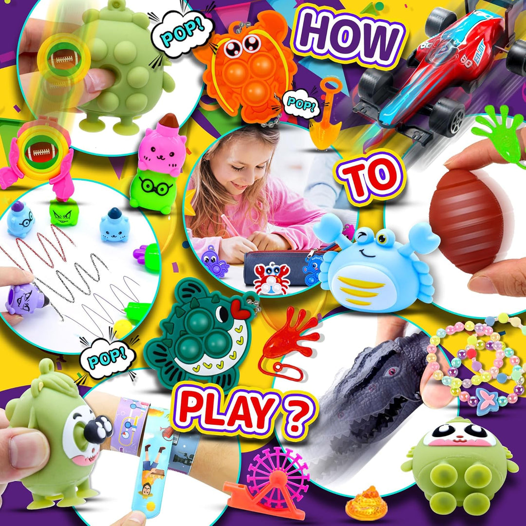 1000 piezas de recuerdos de fiesta para niños, juguetes fidget a gr...