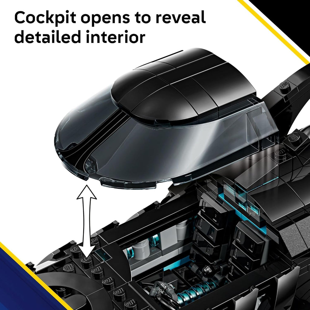 LEGO DC Batman: Batman Forever Batmobile Kids Toy - Building & Learning Toy para Girls & Boys, Ages 12+ - Model Car con Minifigure Included - Gift Idea para Birthdays - 76304