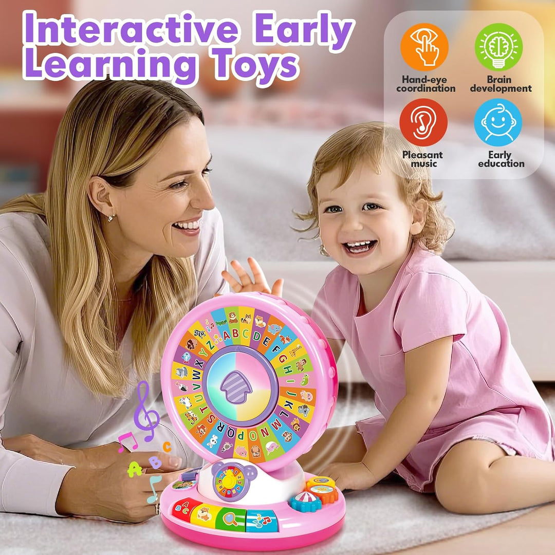 Juguetes para niños de 1, 2 y 3 años, niños y niñas, Alfabeto music...