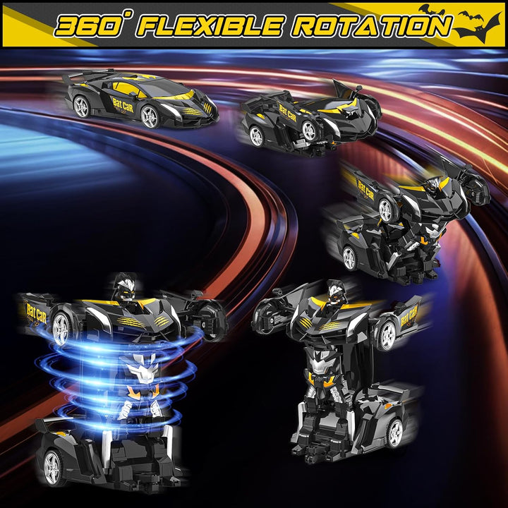 BLUEJAY Transform Rc Cars para niños 4-7 8-12, 2.4Ghz Auto de contr...